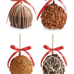 Chocolate Covered Caramel Apples - 4 Pack