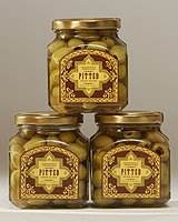 Moroccan Pitted Picholine Olives - 3 Jars