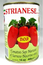 Strianese Whole Peeled D.O.P. San Marzano Tomatoes 14 Oz. Can